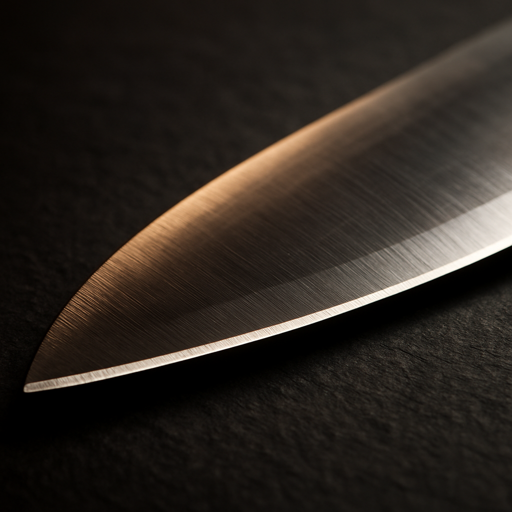 Japanese Santoku after sharpening